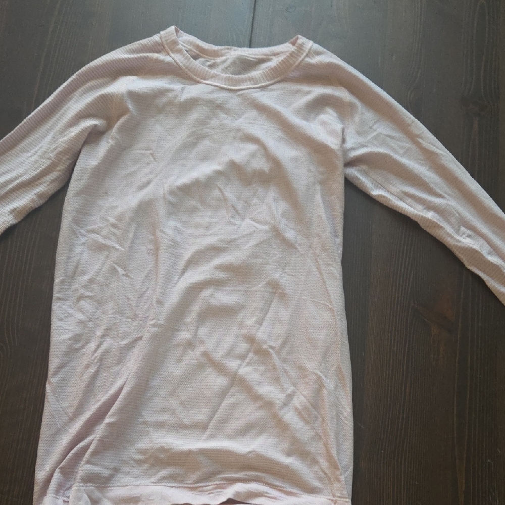 Lululemon Pink Athletic Shirt